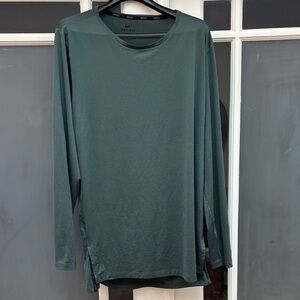 Nike Men's muted Forest Green Long Sleeve Tee - XL